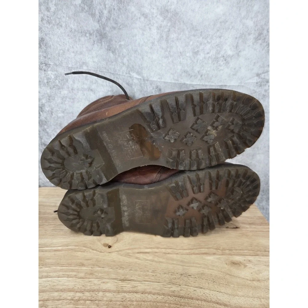 Vintage Dr Martens Chukka Boots Mens US 13 UK 12 Brown Leather England Made 8057